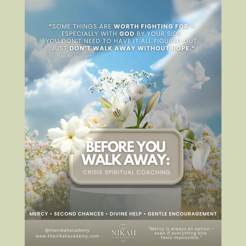 Before You Walk Away (Crisis Spiritual Coaching)